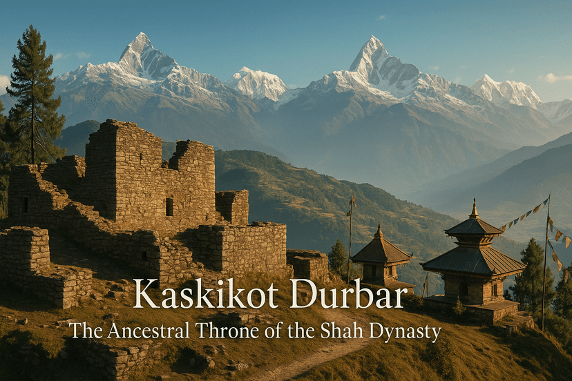 Kaskikot Durbar: The Ancestral Throne of the Shah Dynasty - <p>“Where the kingdom of Nepal began—with stone, sword, and vision.” Perched high...