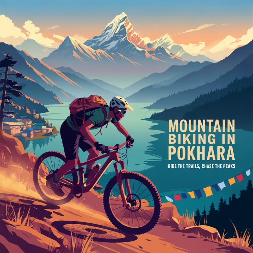 🚵‍♂️ Mountain Biking in Pokhara: Ride the Trails, Chase the Peaks Biking - Featured image