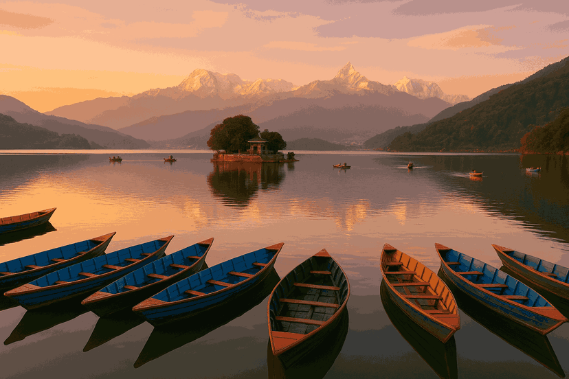 Boating in Phewa Lake: Glide Through Pokhara’s Tranquility - <p>No trip to Pokhara is complete without a serene boating experience on...
