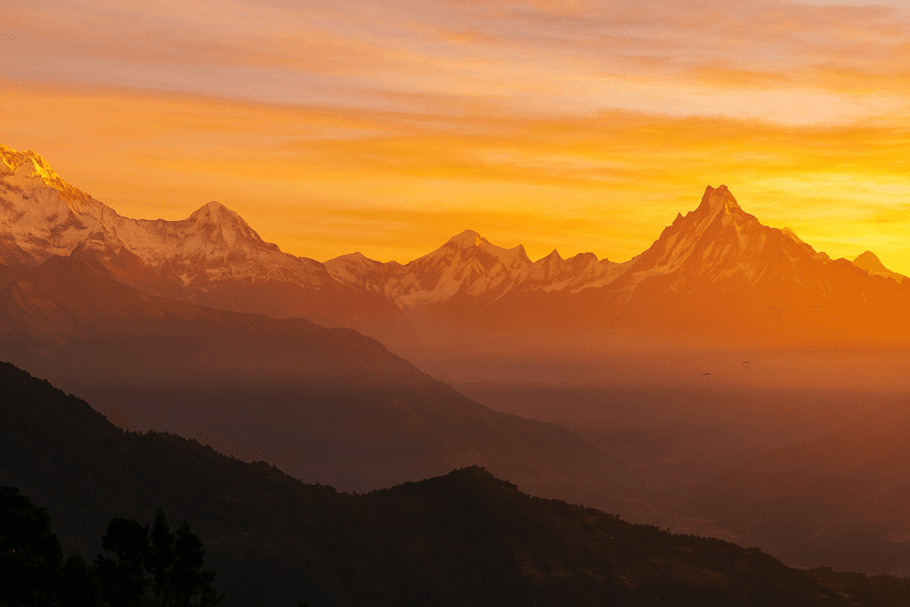 Sarangkot Viewpoint: Where Mornings Begin with Magic - <p>“Watch the Himalayas wake up—one golden ray at a time.” Just 30...